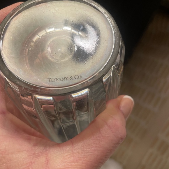 Tiffany & Co. Roman Numeral Lead Crystal Vase 8” - Picture 3 of 3